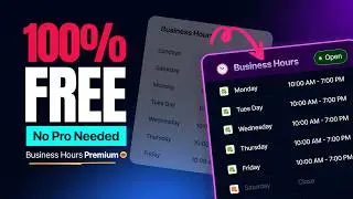 Elementor Business Hours Widget | ElementsKit | All In One Addons for Elementor | Wpmet
