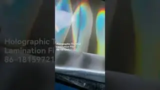 Printing PET Holographic Metalized Thermal Lamination Film from Taian Lamination Film company