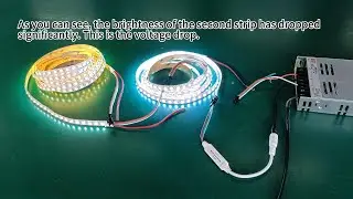 How to solve the LED strip voltage drop? (example: 5V SK6812 RGB LED strip)