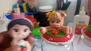 potes de biscuit para tempero