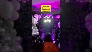 #shimmerwall #prom2k23 #dmvevents #dmvpartyplanner #balloondecoration #prom2023 #eventdecor