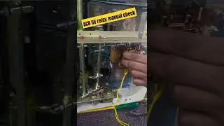 Acb under voltage relay ko bina supply ke kaise check kare || uv coil #overvoltage