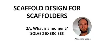 What is a moment? Solved exercises - Scaffold design for scaffolders 2A