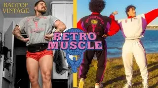 RETROMUSCLE SAMUEL HARTMAN T shirt Ragtop Vintage   Gris