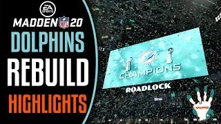 Madden 20 Dolphins Rebuild HIGHLIGHTS POSTSEASON YEAR 2
