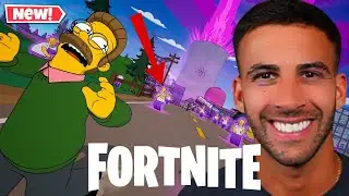 Реакция на мультиплидиоцию в прямом эфире &mdash; Fortnite | Симпсоны
