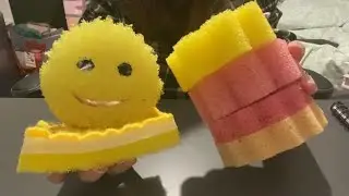 Sponge crunchy squeezing scratching plucking & ripping ASMR 🧽💅