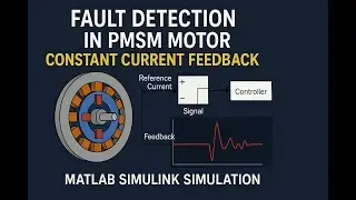🎥 Fault Detection in PMSM Motor &ndash; Constant Current Feedback MATLAB Simulink Simulation