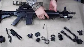 Customizando o rifle Crosman M4-177 (4,5 mm)