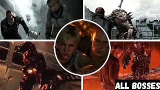 Resident Evil 6 - All Bosses (Jake Campaign)