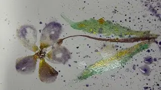 C&oacute;mo pintar una flor dorada con acuarela (f&aacute;cil y r&aacute;pido)