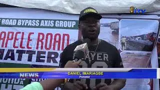 Protesters Continue Protest For Second Day In Benin-Sapele Road