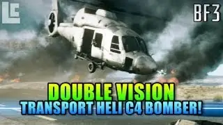 Double Vision - Transport Heli C4 Bombing (Battlefield 3 Gameplay/Commentary)