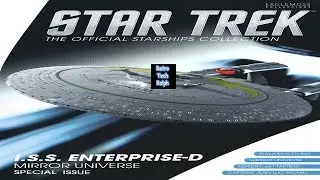 Star Trek Official Starship Collection By Eaglemoss. Bonus 17. Mirror I.S.S. Enterprise D.