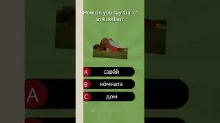 Russian Quiz (House Vocabulary Words)