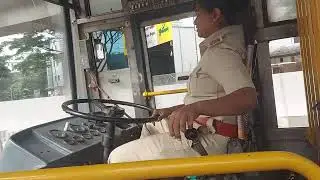BANGALORE FEMALE BMTC BUS DRIVER 😊😇