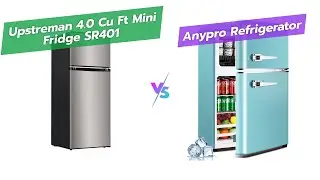 🔥 Мини-холодильники Upstreman 4.0 и Anypro 3.2: двухдверные холодильники для общежитий и офисов 🧊