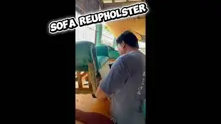 Sofa repair & reupholstered