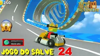 Jogo do urso😱JOGO DO SALVE 24😱O MAIOR LOOPING INSANO NA PISTA DE KART🔴super bear adventure, desafios