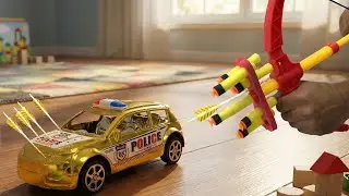 Remote Control Car  Unboxing | Police CAR Unboxing |Bow Arrow Set Unboxing | Avengers Guns Unboxing