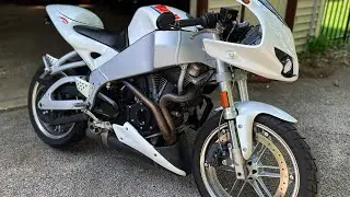 2003 Buell XB9R Firebolt Revision Moto XB-SG exhaust idle