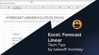 Excel Forecast Linear Function: Tech Tip by Takeoff Monkey