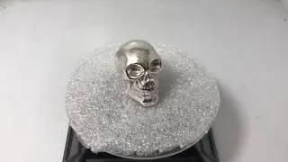999 Silver Skull by Atlantis Mint