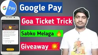Google pay rare ticket trick 😲| go India offer loophole | unlimited Goa ticket trick