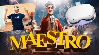 Maestro Игра с помощью рук VR Геймплей Quest 2
