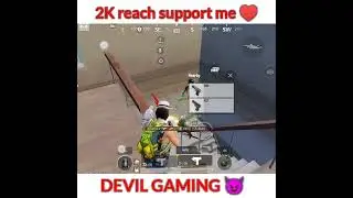 UC gun 1v4 clutch 🔥 #devilgaming #pubgshorts #shorts