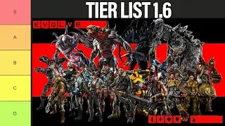 MODDED EVOLVE Tier List 1.6 Monsters & Hunters in 2025 #evolve #evolvelegacy