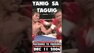 Pacquiao fight in Taguig [2004] 🇵🇭 🥊 #archive #boxing