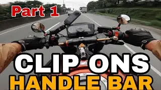 Clip Ons Handle Bar Conversion for my CB650R  Part 1 