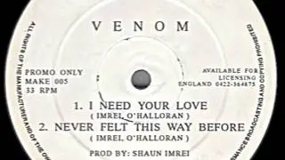 Venom - Never Felt This Way Before - Creative Rhythm Records