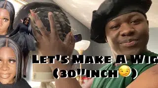 Making A 30”inch Wig (The Glue Gun Way)