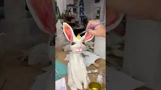 #painting #artinstruction #claysculpture #fyp #rabbit