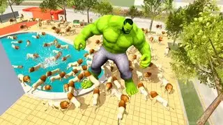 hulk fighting with 100 lions ! Virender Here Gaming 
