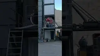 Dust Humidifier at Our Asphalt Mixing Plant #asphaltmixingplant