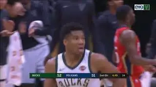 Bledsoe to Giannis fastbreak oop