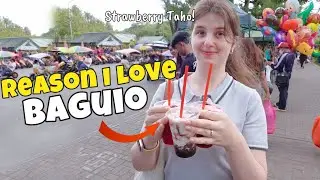 I WENT BACK TO BAGUIO JUST FOR THIS STRAWBERRY TAHO THEN THE UBE TAHO SURPRISED ME!
