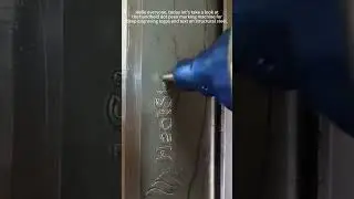 Deep Engraving on Structural Steel | Handheld Dot Peen Marking Machine Demo