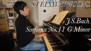 J.Sバッハ/シンフォニア 第11番 ト短調 Bach/Sinfonia No.11 G minor  BWV.797 STEINWAY&SONS