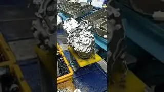 Engine working line hero moto Corp company