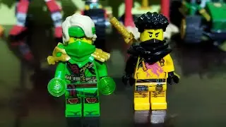 Lego ninjago dragon rising temporada 4 que bueno ofrec&iacute;a y lloyd  ninja verde o arin dijo Diego 