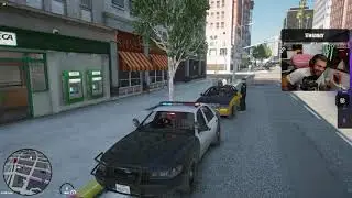 WKURWIONY KLIENT TREVORA VS POLICJA (PAGO)