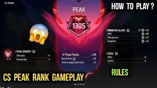 CS Peak New Update Gameplay - How To Play | Free Fire CS Peak Rank Event 