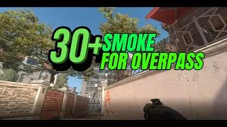 CS2 - Overpass SMOKES Tutorial (30+ Smokes)