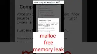 Dynamic Memory Allocation | Heap Memory | Malloc in C Programming