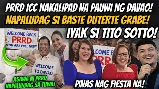 ICC PRRD SINAKAY NA NG PRIVATE JET! NASA DAVAO NA! GOOD NEWS! TITO SOTTO NGINIG NA!