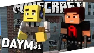 DayM #1 - PUTARIA NA PRAIA - Minecraft [Ft.Aldroyd]